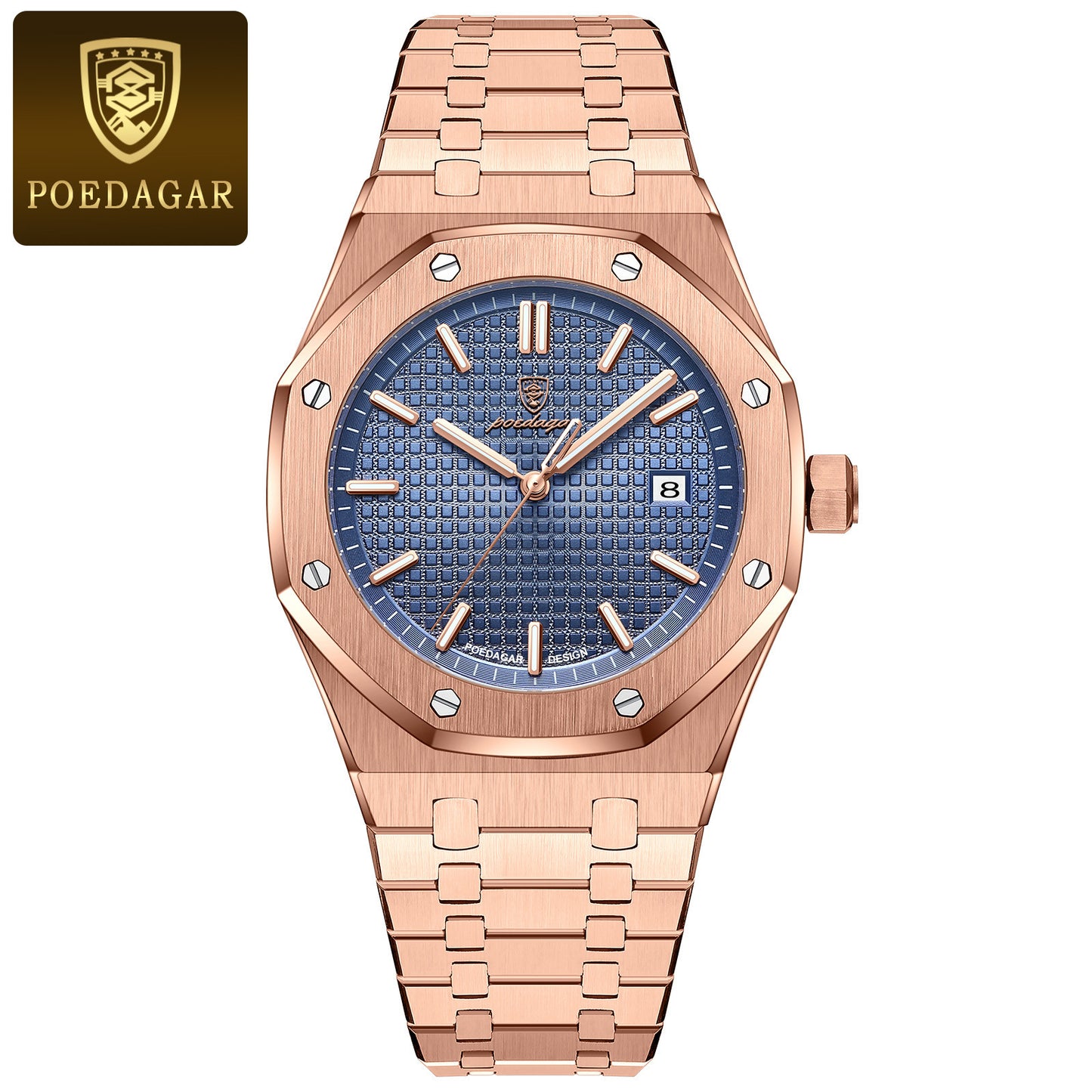 Swiss Brand Men's Watch Waterproof Luminous Fashion New Quartz Watch Live Broadcast