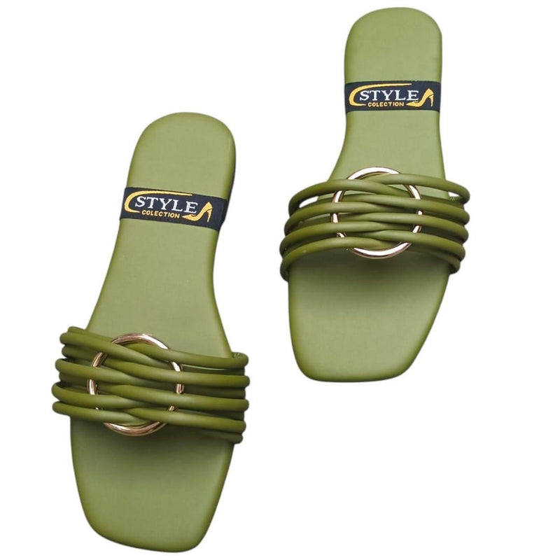 STYLEORIA SKY Women's Pu Leather Semi-Formal Flats -