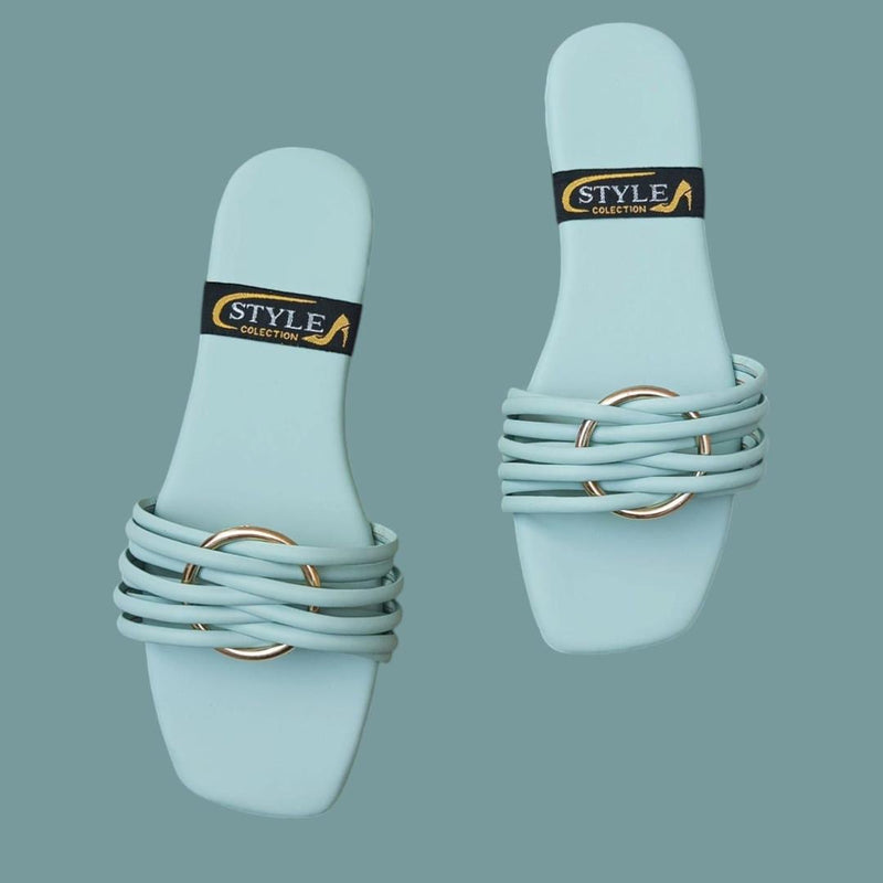 STYLEORIA SKY Women's Pu Leather Semi-Formal Flats -