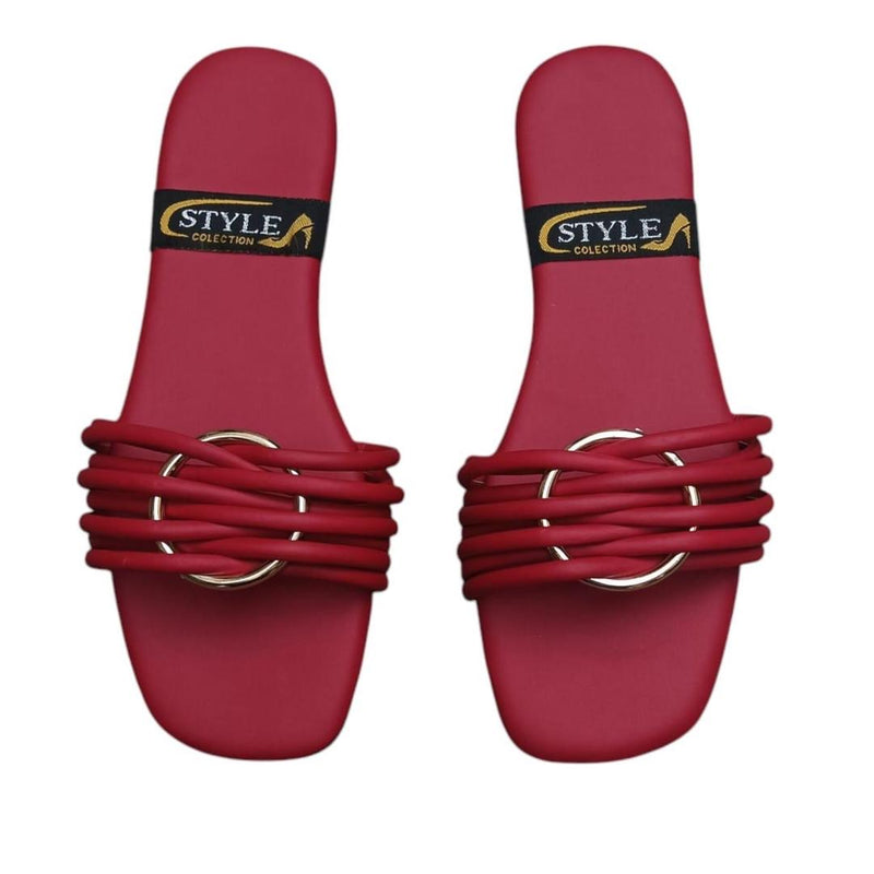 STYLEORIA SKY Women's Pu Leather Semi-Formal Flats -