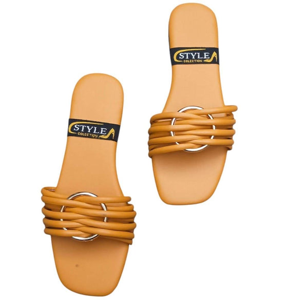 STYLEORIA SKY Women's Pu Leather Semi-Formal Flats -