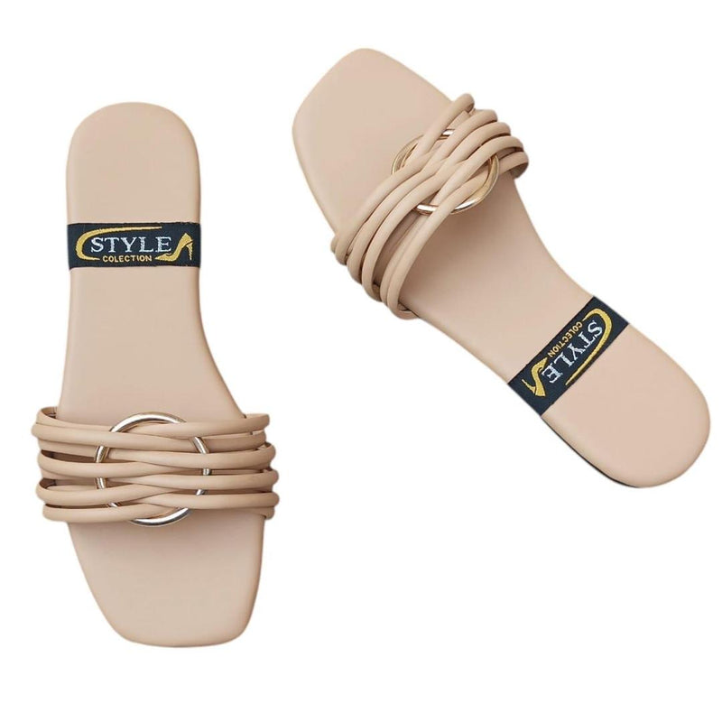 STYLEORIA SKY Women's Pu Leather Semi-Formal Flats -