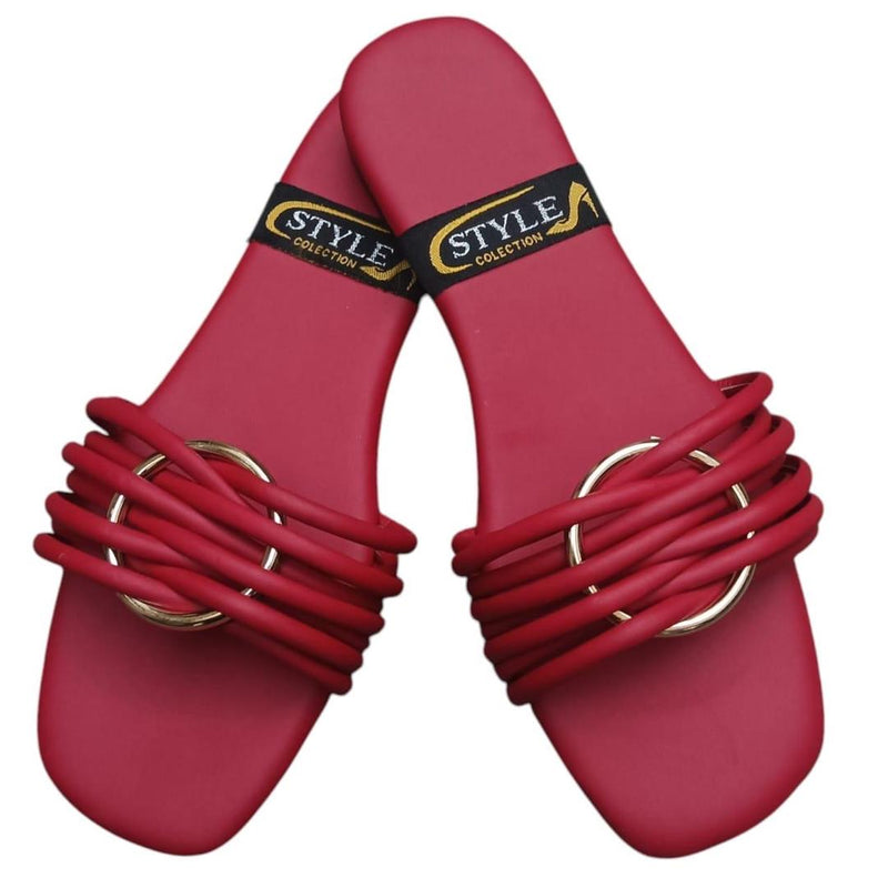 STYLEORIA SKY Women's Pu Leather Semi-Formal Flats -