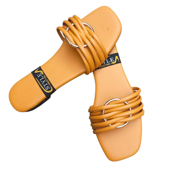 STYLEORIA SKY Women's Pu Leather Semi-Formal Flats -