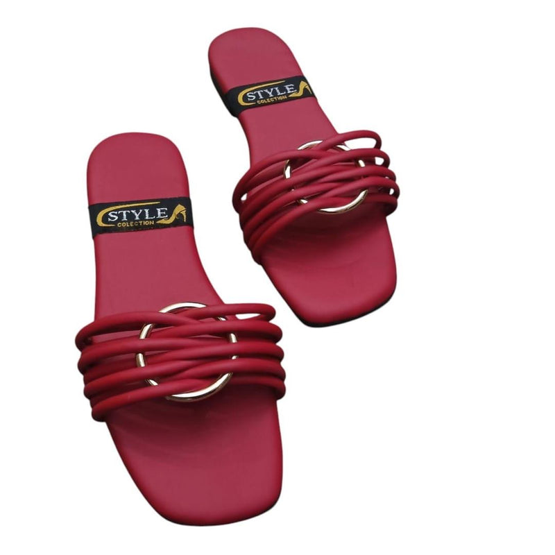 STYLEORIA SKY Women's Pu Leather Semi-Formal Flats -