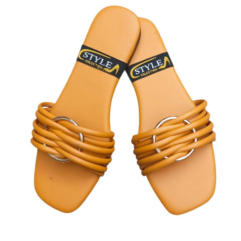 STYLEORIA SKY Women's Pu Leather Semi-Formal Flats -