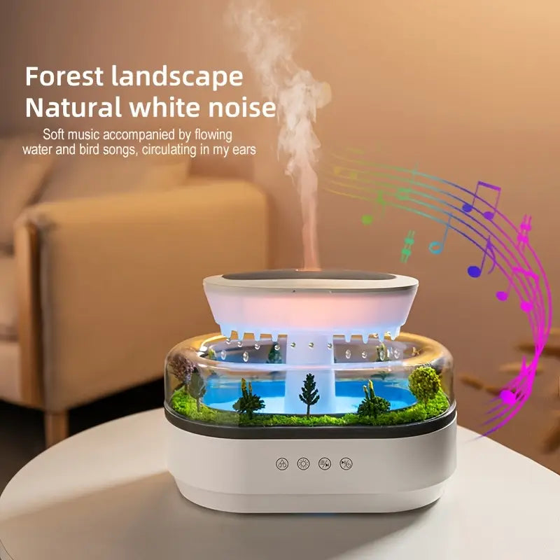HEEYCEM Mini Micro Landscape Humidifier, Bedroom Long-Lasting
