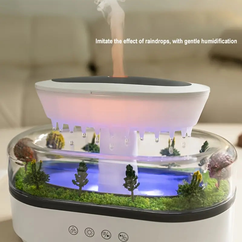 HEEYCEM Mini Micro Landscape Humidifier, Bedroom Long-Lasting