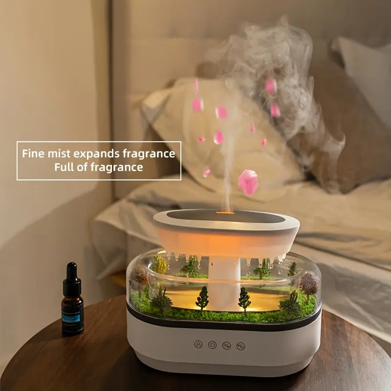 HEEYCEM Mini Micro Landscape Humidifier, Bedroom Long-Lasting