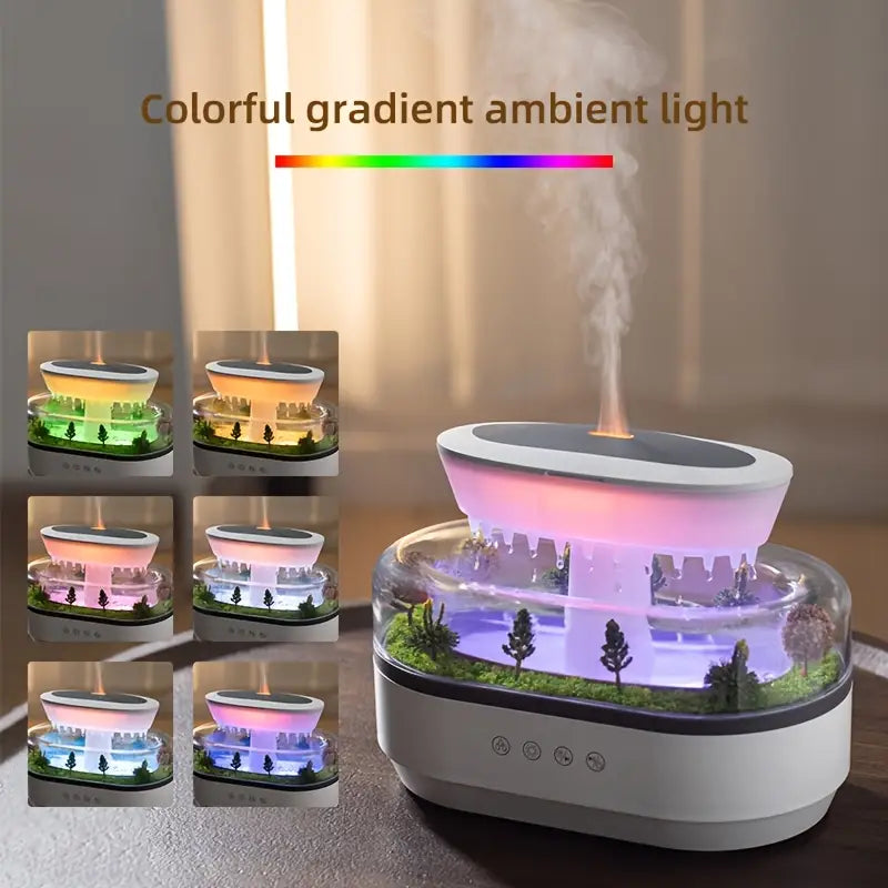 HEEYCEM Mini Micro Landscape Humidifier, Bedroom Long-Lasting